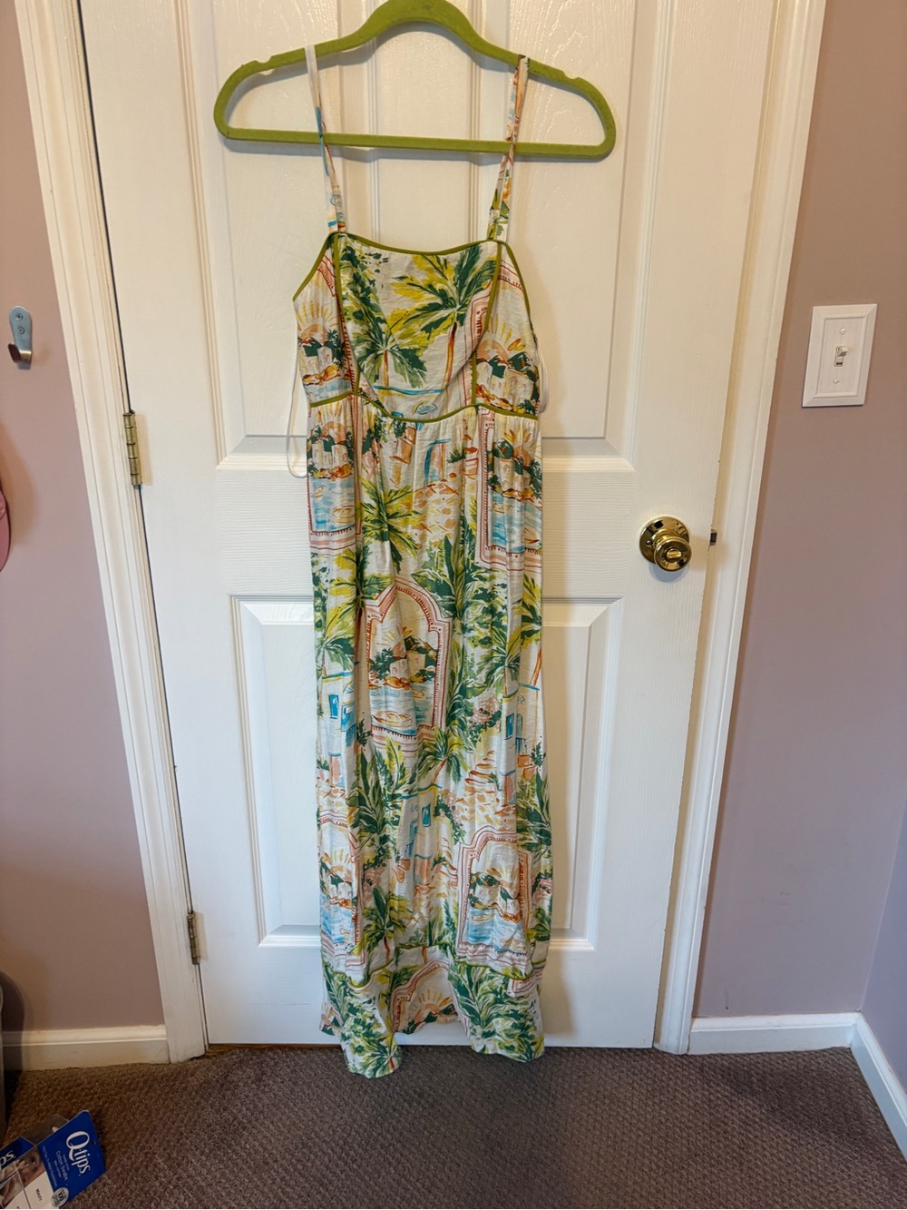 NWT Tropical Print Maxi Dress
